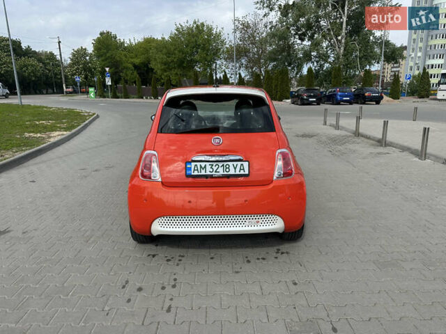 Оранжевый Фиат 500e, объемом двигателя 0 л и пробегом 36 тыс. км за 7550 $, фото 5 на Automoto.ua