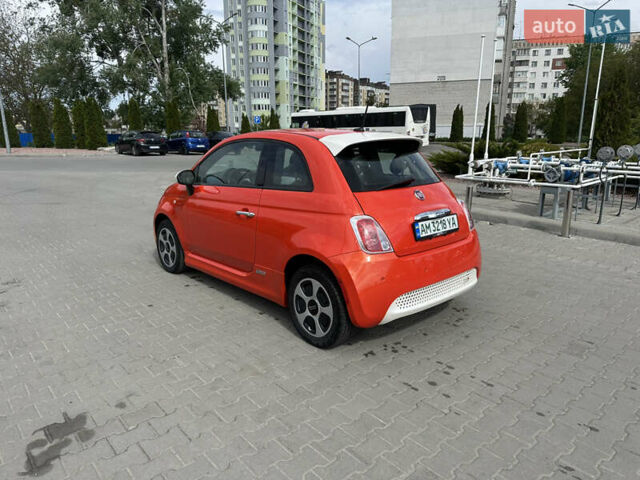 Оранжевый Фиат 500e, объемом двигателя 0 л и пробегом 36 тыс. км за 7800 $, фото 6 на Automoto.ua