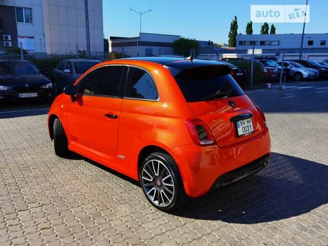 Оранжевый Фиат 500e, объемом двигателя 0 л и пробегом 72 тыс. км за 10000 $, фото 3 на Automoto.ua