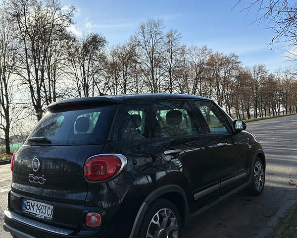 Черный Фиат 500L, объемом двигателя 1.4 л и пробегом 132 тыс. км за 8300 $, фото 3 на Automoto.ua