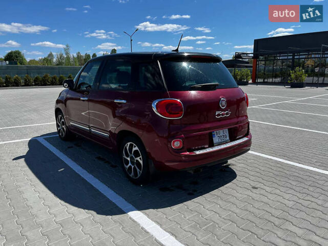 Красный Фиат 500L, объемом двигателя 1.4 л и пробегом 150 тыс. км за 8500 $, фото 1 на Automoto.ua