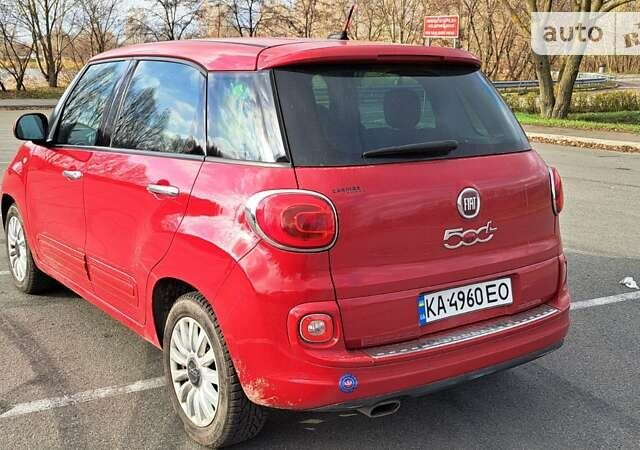 Красный Фиат 500L, объемом двигателя 1.4 л и пробегом 133 тыс. км за 9500 $, фото 4 на Automoto.ua