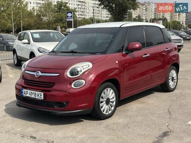 Красный Фиат 500L, объемом двигателя 1.4 л и пробегом 177 тыс. км за 9450 $, фото 2 на Automoto.ua