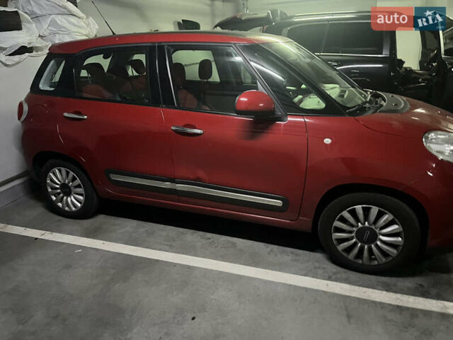 Красный Фиат 500L, объемом двигателя 1.25 л и пробегом 81 тыс. км за 9700 $, фото 1 на Automoto.ua