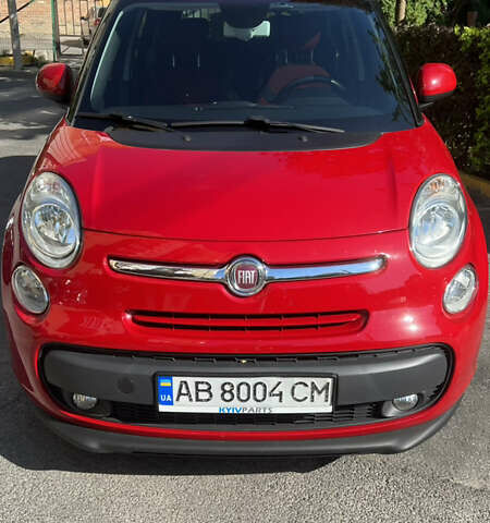 Красный Фиат 500L, объемом двигателя 1.25 л и пробегом 84 тыс. км за 12000 $, фото 1 на Automoto.ua