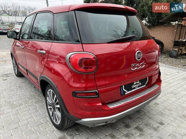 Красный Фиат 500L, объемом двигателя 1.4 л и пробегом 53 тыс. км за 11300 $, фото 15 на Automoto.ua