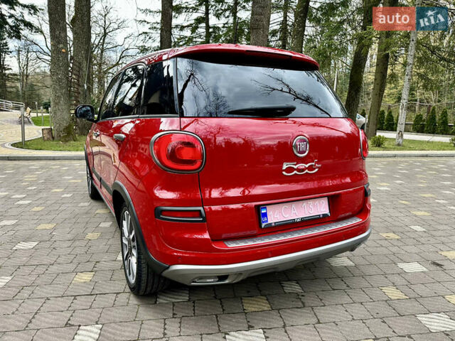 Красный Фиат 500L, объемом двигателя 1.4 л и пробегом 126 тыс. км за 11900 $, фото 13 на Automoto.ua