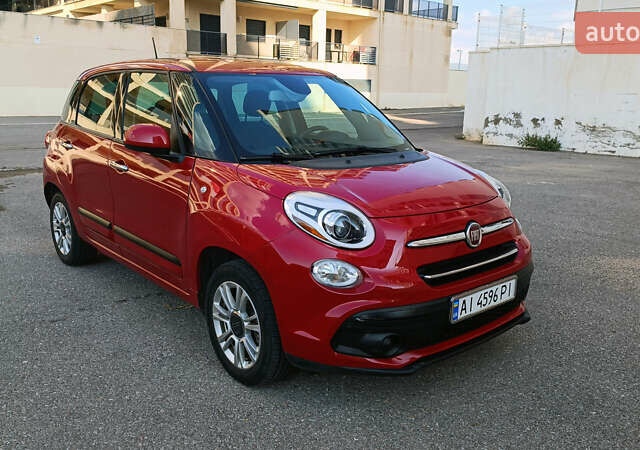 Красный Фиат 500L, объемом двигателя 1.37 л и пробегом 53 тыс. км за 14000 $, фото 1 на Automoto.ua