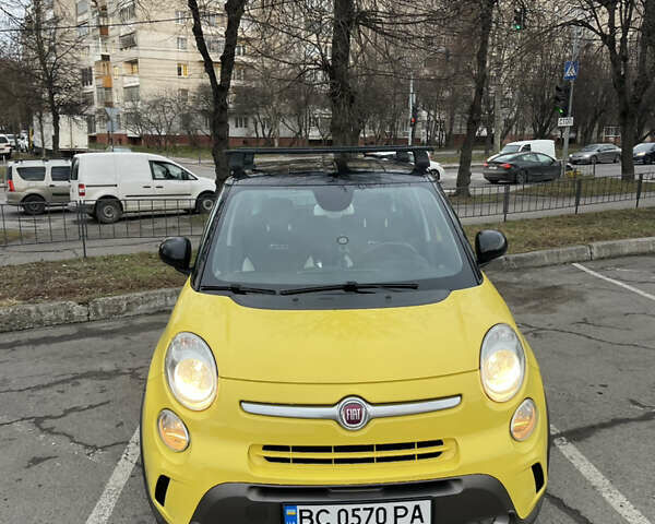 Желтый Фиат 500L, объемом двигателя 1.25 л и пробегом 156 тыс. км за 9850 $, фото 10 на Automoto.ua