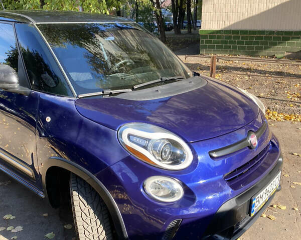Синий Фиат 500L, объемом двигателя 1.37 л и пробегом 179 тыс. км за 7600 $, фото 4 на Automoto.ua