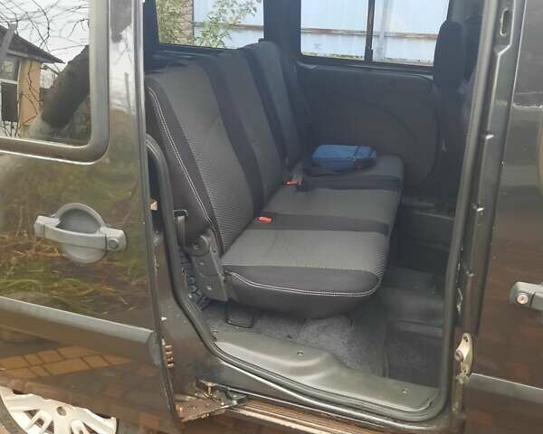 Черный Фиат Добло Панорама, объемом двигателя 1.37 л и пробегом 277 тыс. км за 5000 $, фото 6 на Automoto.ua