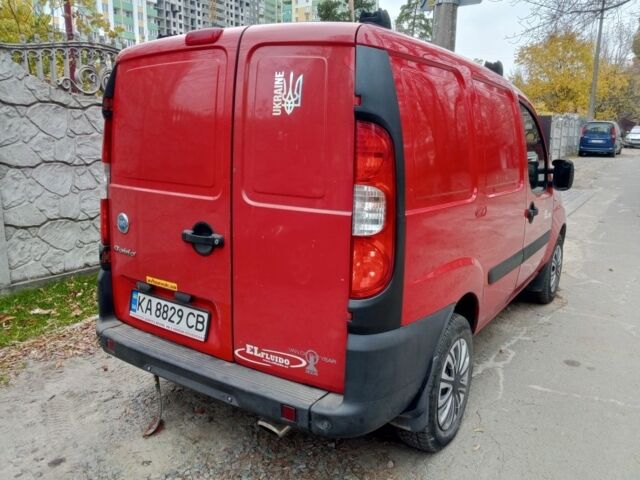 Красный Фиат Добло груз., объемом двигателя 1.4 л и пробегом 340 тыс. км за 4000 $, фото 5 на Automoto.ua