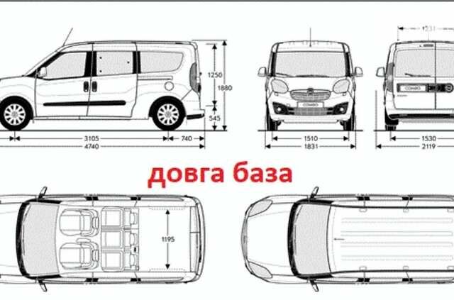 Синій Фіат Добло вант., об'ємом двигуна 1.25 л та пробігом 299 тис. км за 4950 $, фото 6 на Automoto.ua