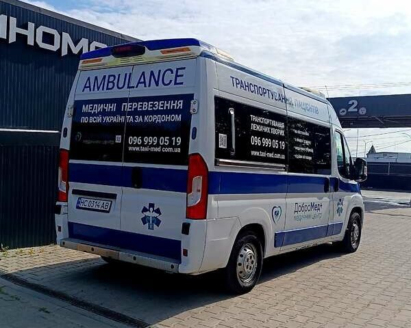 Белый Фиат Дукато, объемом двигателя 2.3 л и пробегом 250 тыс. км за 16800 $, фото 4 на Automoto.ua