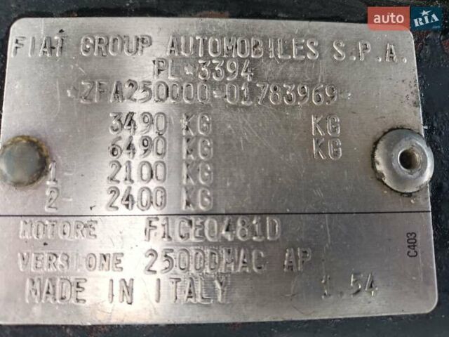 Белый Фиат Дукато, объемом двигателя 3 л и пробегом 502 тыс. км за 11999 $, фото 10 на Automoto.ua