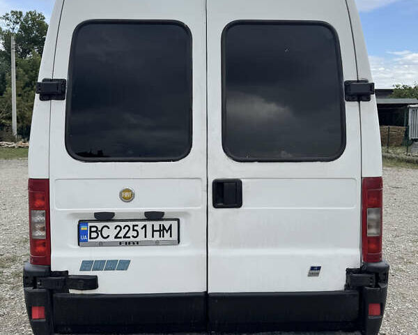 Белый Фиат Дукато, объемом двигателя 2.8 л и пробегом 498 тыс. км за 4299 $, фото 1 на Automoto.ua