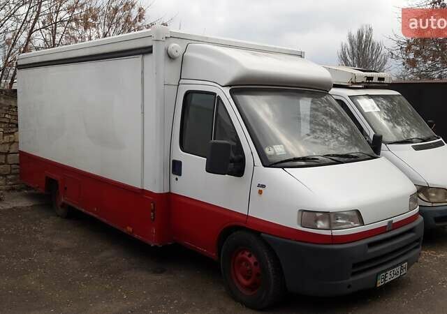 Белый Фиат Дукато, объемом двигателя 2.8 л и пробегом 192 тыс. км за 7300 $, фото 1 на Automoto.ua