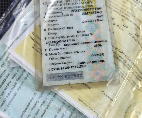 Білий Фіат Дукато, об'ємом двигуна 2.5 л та пробігом 600 тис. км за 2000 $, фото 6 на Automoto.ua