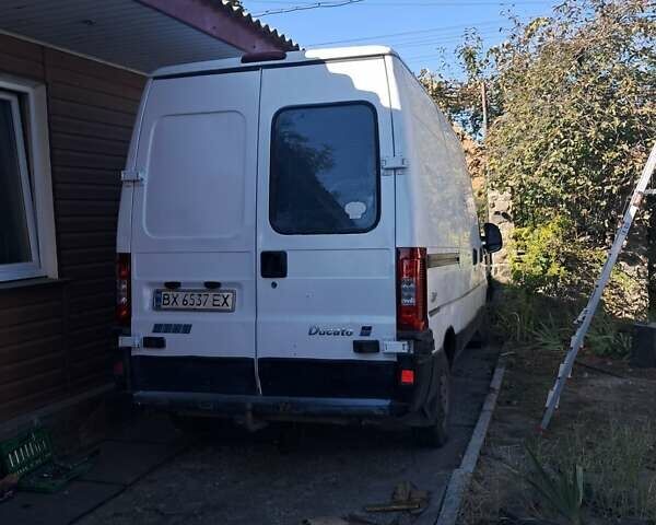 Белый Фиат Дукато, объемом двигателя 2.8 л и пробегом 560 тыс. км за 3700 $, фото 4 на Automoto.ua