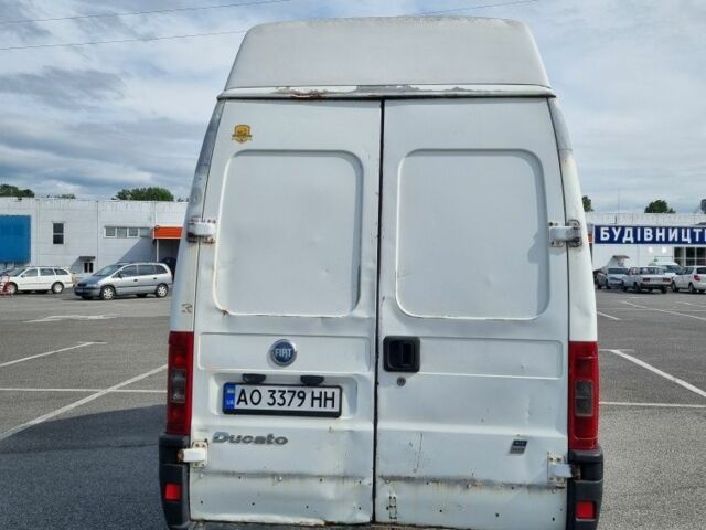 Белый Фиат Дукато, объемом двигателя 2.8 л и пробегом 400 тыс. км за 3700 $, фото 3 на Automoto.ua