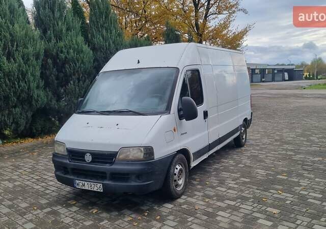 Белый Фиат Дукато, объемом двигателя 2.8 л и пробегом 300 тыс. км за 1650 $, фото 7 на Automoto.ua