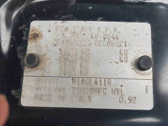 Білий Фіат Дукато, об'ємом двигуна 2.3 л та пробігом 244 тис. км за 16100 $, фото 17 на Automoto.ua