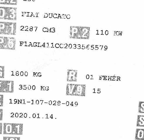 Белый Фиат Дукато, объемом двигателя 2.3 л и пробегом 173 тыс. км за 16999 $, фото 43 на Automoto.ua