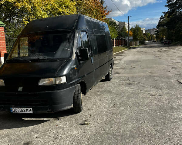 Черный Фиат Дукато, объемом двигателя 2.5 л и пробегом 388 тыс. км за 2900 $, фото 1 на Automoto.ua