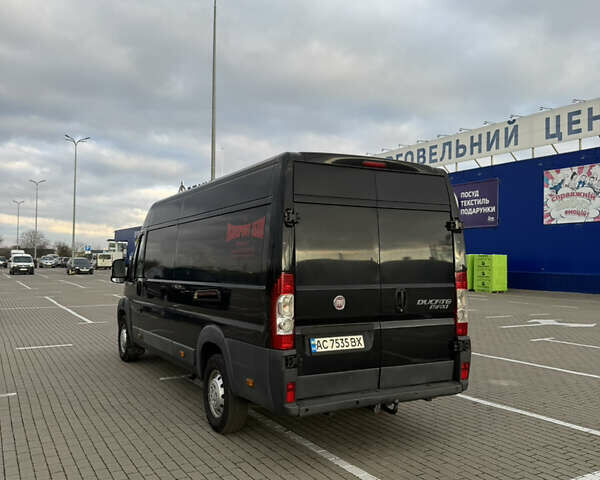 Черный Фиат Дукато, объемом двигателя 3 л и пробегом 470 тыс. км за 12500 $, фото 2 на Automoto.ua