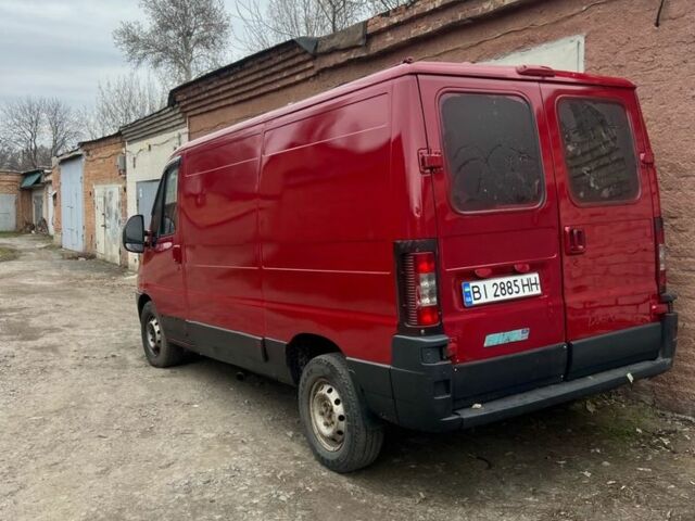 Красный Фиат Дукато, объемом двигателя 2.8 л и пробегом 230 тыс. км за 3750 $, фото 1 на Automoto.ua