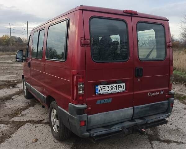 Червоний Фіат Дукато, об'ємом двигуна 2.8 л та пробігом 350 тис. км за 5700 $, фото 1 на Automoto.ua