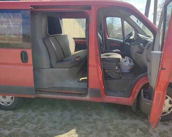 Красный Фиат Дукато, объемом двигателя 2.29 л и пробегом 306 тыс. км за 4800 $, фото 1 на Automoto.ua