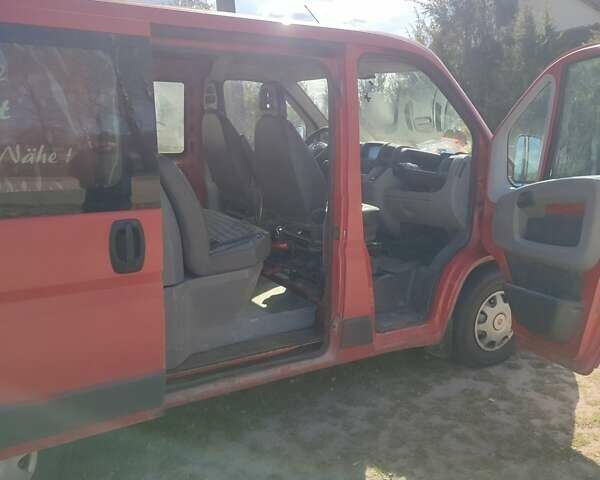 Красный Фиат Дукато, объемом двигателя 2.29 л и пробегом 306 тыс. км за 4800 $, фото 2 на Automoto.ua