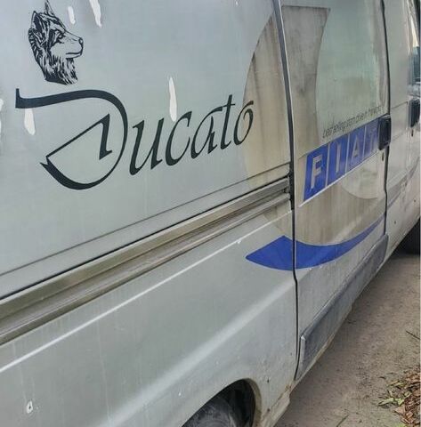 Серый Фиат Дукато, объемом двигателя 2.8 л и пробегом 350 тыс. км за 1429 $, фото 3 на Automoto.ua