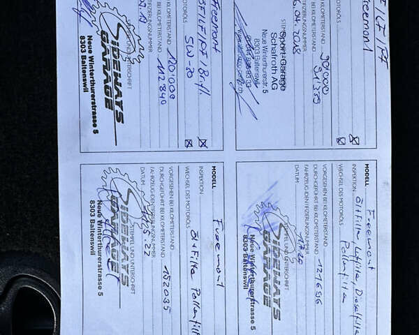 Белый Фиат Фримонт, объемом двигателя 2 л и пробегом 209 тыс. км за 13600 $, фото 100 на Automoto.ua