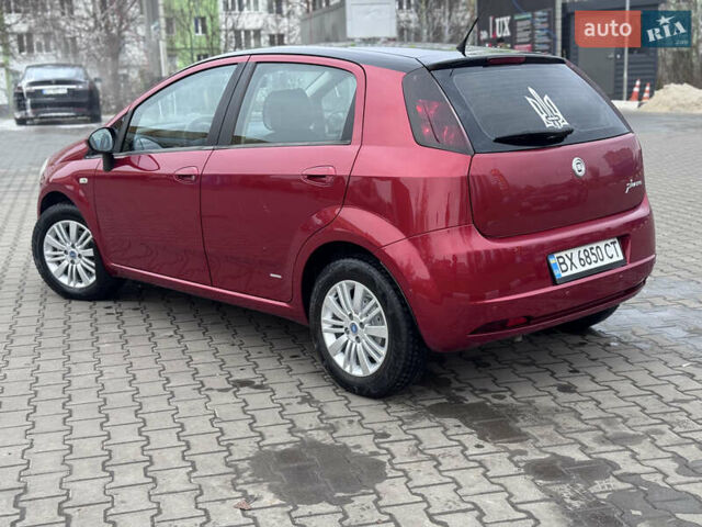 Красный Фиат Гранде Пунто, объемом двигателя 1.4 л и пробегом 236 тыс. км за 4700 $, фото 23 на Automoto.ua