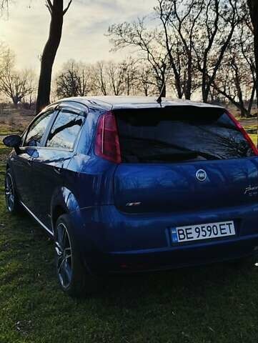 Синій Фіат Гранде Пунто, об'ємом двигуна 1.37 л та пробігом 158 тис. км за 5000 $, фото 5 на Automoto.ua