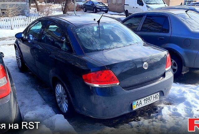 Черный Фиат Линеа, объемом двигателя 1.4 л и пробегом 210 тыс. км за 3200 $, фото 3 на Automoto.ua
