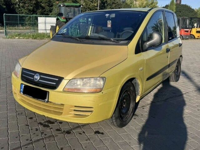 Жовтий Фіат Мультіпла, об'ємом двигуна 2 л та пробігом 255 тис. км за 1700 $, фото 1 на Automoto.ua