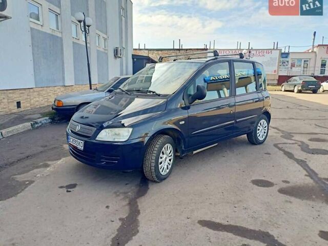 Синий Фиат Мультипла, объемом двигателя 1.6 л и пробегом 238 тыс. км за 3300 $, фото 3 на Automoto.ua