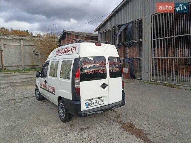 Білий Фіат Добло, об'ємом двигуна 1.91 л та пробігом 215 тис. км за 2000 $, фото 1 на Automoto.ua