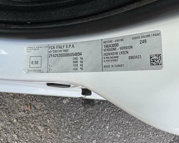 Белый Фиат Добло, объемом двигателя 1.6 л и пробегом 85 тыс. км за 14200 $, фото 16 на Automoto.ua