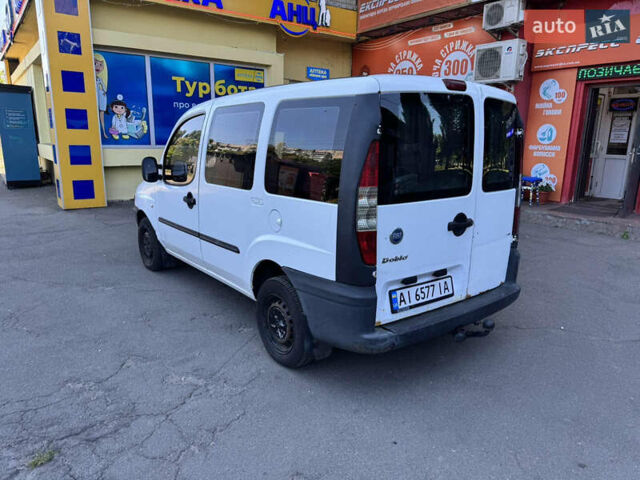 Белый Фиат Добло, объемом двигателя 1.91 л и пробегом 270 тыс. км за 3000 $, фото 6 на Automoto.ua