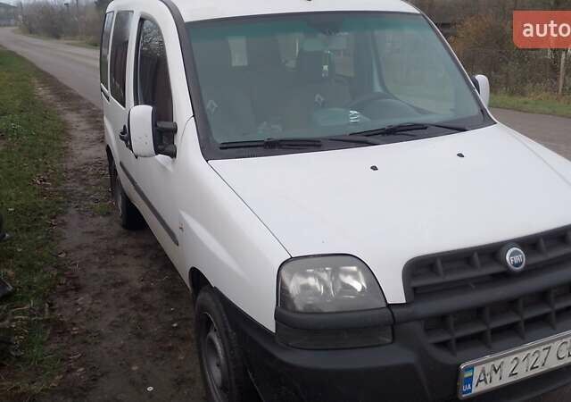 Белый Фиат Добло, объемом двигателя 1.91 л и пробегом 280 тыс. км за 3700 $, фото 5 на Automoto.ua