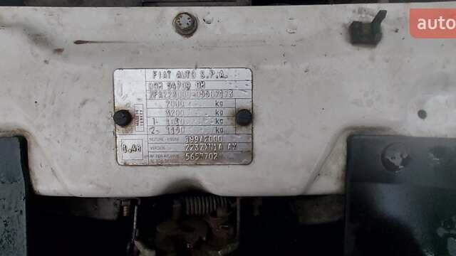 Белый Фиат Добло, объемом двигателя 1.2 л и пробегом 500 тыс. км за 2950 $, фото 6 на Automoto.ua