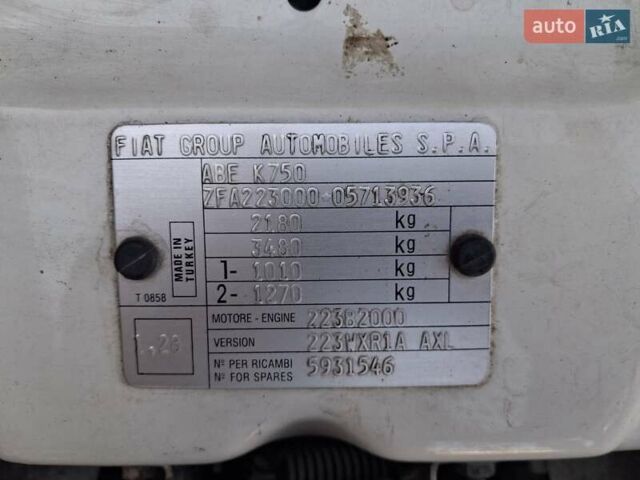 Білий Фіат Добло, об'ємом двигуна 1.91 л та пробігом 244 тис. км за 5450 $, фото 14 на Automoto.ua