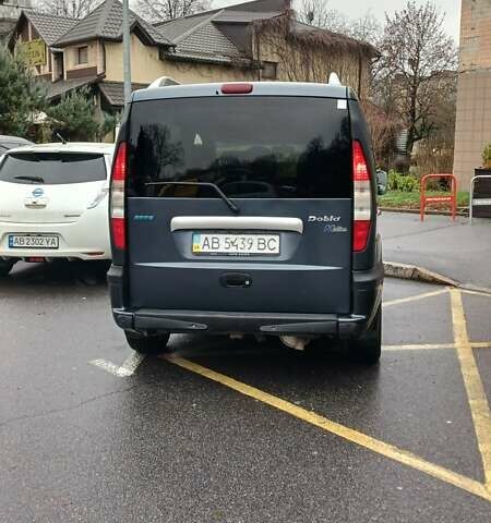 Черный Фиат Добло, объемом двигателя 1.9 л и пробегом 182 тыс. км за 5750 $, фото 3 на Automoto.ua