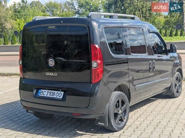 Черный Фиат Добло, объемом двигателя 1.25 л и пробегом 296 тыс. км за 5799 $, фото 22 на Automoto.ua
