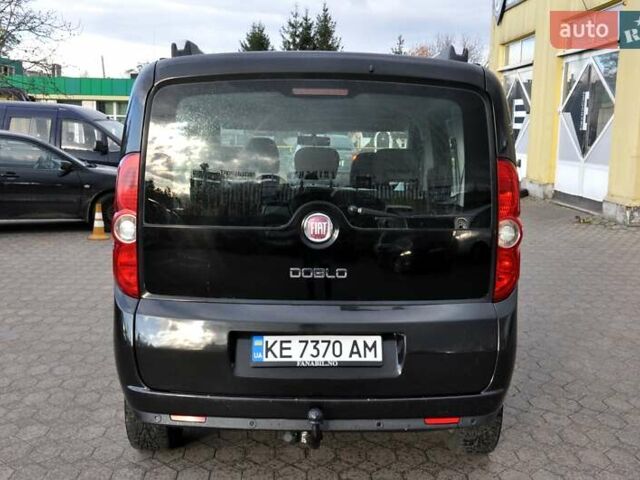 Черный Фиат Добло, объемом двигателя 1.6 л и пробегом 240 тыс. км за 7200 $, фото 10 на Automoto.ua