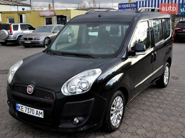 Черный Фиат Добло, объемом двигателя 1.6 л и пробегом 240 тыс. км за 7200 $, фото 1 на Automoto.ua